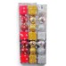 Set de adornos de navidad colgantes grandes x7 (dorado, plateado o rojo) Set de adornos de navidad colgantes grandes x7 (dorado, plateado o rojo)