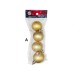 Adorno de navidad bolas mate colgantes chicas x4 Adorno de navidad bolas mate colgantes chicas x4