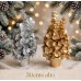 Maceta de navidad dorada o plateada 30cm hoja grande Maceta de navidad dorada o plateada 30cm hoja grande
