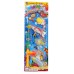 Set de pesca con 5 peces en blister