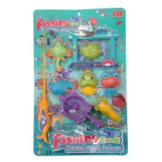 Set de pesca fishing game con accesorios en blister