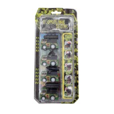 Set de camiones de guerra o servicios chicos en blister