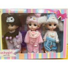 Muñeca Bjd Mini 17cm x3