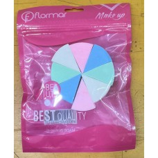 Esponja de maquillaje triangular x8 piezas