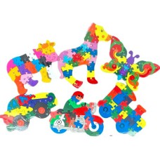 Juego de madera Puzzle 2 En 1 En Madera 15x26cm