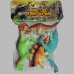 Set dinosaurios de goma x4 Set dinosaurios de goma x4